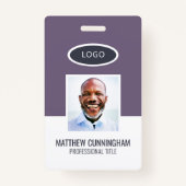 Strichcode für moderne Farbblöcke Ausweis (Vorderseite)