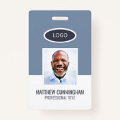 Strichcode für moderne Farbblöcke Ausweis (Vorderseite)