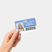 Strichcode für personalisiertes horizontales Foto Ausweis (Handheld)