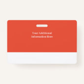 Strichcode für personalisiertes horizontales Foto Ausweis (Rückseite)