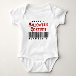 Strichcode Generisches Halloween-Kostüm 31. Oktobe Baby Strampler