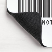 Strichcode - Ich bin keine Nummer Mousepad (Ecke)