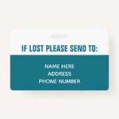 Strichcode-ID des benutzerdefinierten Fotos Ausweis (Rückseite)