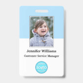 Strichcode-ID des Fotos für den benutzerdefinierte Ausweis (Vorderseite)