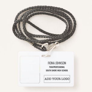 Strichcode-ID des Fotos für einfache Mitarbeiter Ausweis