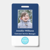 Strichcode-ID des Fotos für Mitarbeiter Ausweis (Vorderseite)