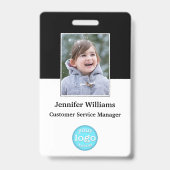 Strichcode-ID des Fotos für Mitarbeiter Ausweis (Vorderseite)