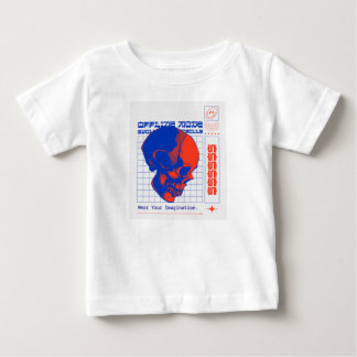Strichcode im Offline-Modus - Minimal und ästhetis Baby T-shirt