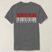 Strichcode Indonesien T-Shirt (Design vorne)