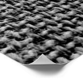 Strichcode läuft in ein Zebradesign Poster (Ecke)