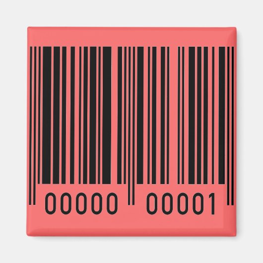 Strichcode Magnet (Vorne)