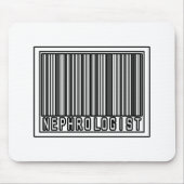 Strichcode-Nephrologe Mousepad (Vorne)