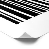 Strichcode Poster (Ecke)