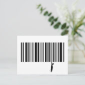 Strichcode Postkarte (Stehend Vorderseite)