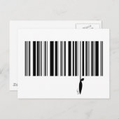 Strichcode Postkarte (Vorne/Hinten)
