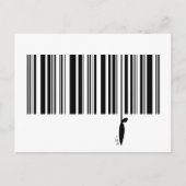 Strichcode Postkarte (Vorderseite)