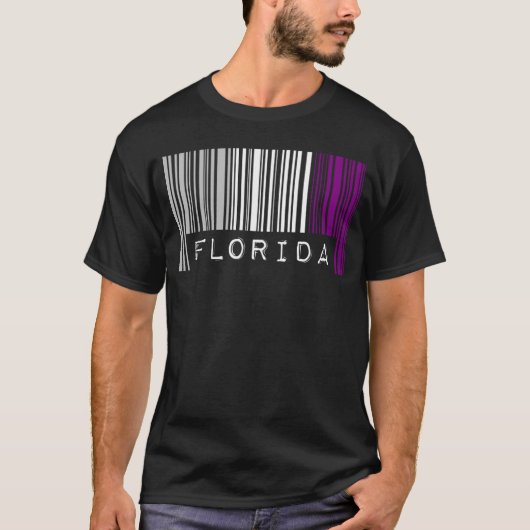 Strichcode-Prix Florida Niedliche Ästhetik T-Shirt (Vorderseite)