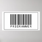 Strichcode-Programmierer Poster (Vorne)