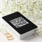Strichcode QR-Code Hochladen der Logo-Vorlage Benu Spielkarten (Insitu (Hochzeit))