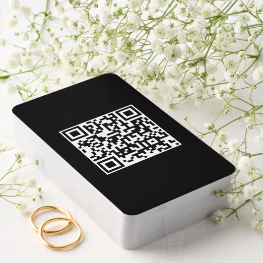 Strichcode QR-Code Hochladen der Logo-Vorlage Benu Spielkarten (Insitu (Hochzeit))