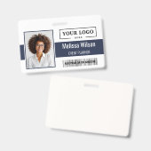 Strichcode QR-Code Mitarbeiter des benutzerdefinie Ausweis (Vorder- & Rückseite)