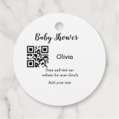 Strichcode QR Name det Geschenkanhänger (Rückseite)