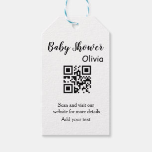 Strichcode QR Name det Geschenkanhänger
