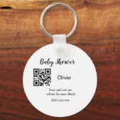 Strichcode QR Name det Schlüsselanhänger (Vorderseite)