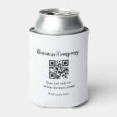 Strichcode QR Name für einfache Unternehmenswebsit Dosenkühler (Kanne Vorderseite)