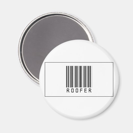 Strichcode Roofer Magnet (Vorderseite/Rückseite)