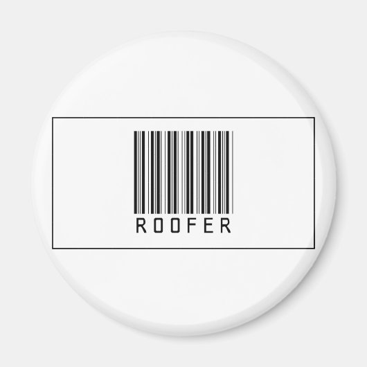 Strichcode Roofer Magnet (Vorne)
