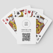 Strichcode scannen Benutzerdefinierter QR-Code Web Spielkarten (Rückseite)