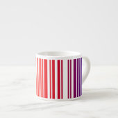 Strichcode Stiped Espresso Tasse (Vorderseite Rechts)