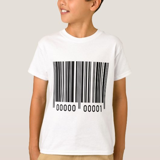 Strichcode T-Shirt (Vorderseite)