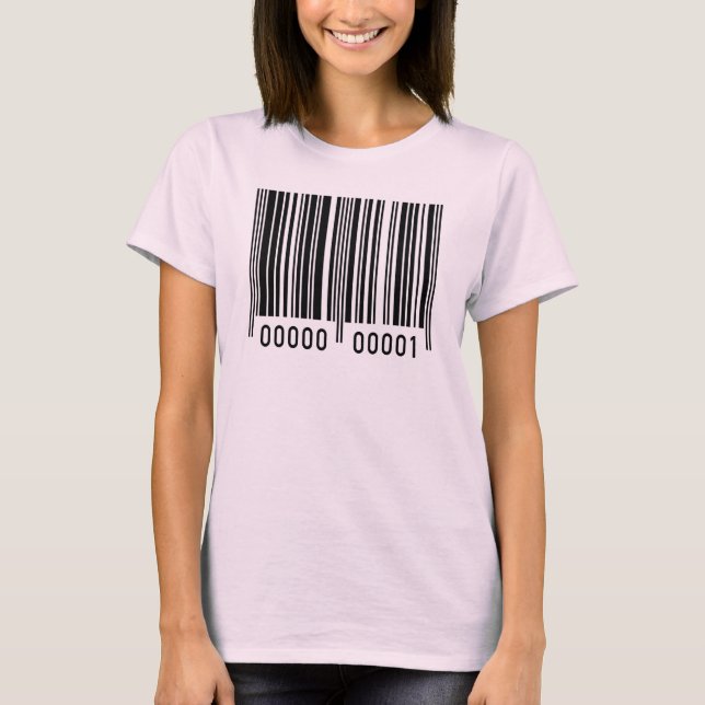 Strichcode T-Shirt (Vorderseite)