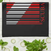 Strichcode-Tauchflagge Handtuch (Gefaltet)