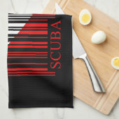 Strichcode-Tauchflagge Handtuch (Viertel Falte)