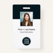 Strichcode und Logo für das benutzerdefinierte Fot Ausweis (Vorderseite)