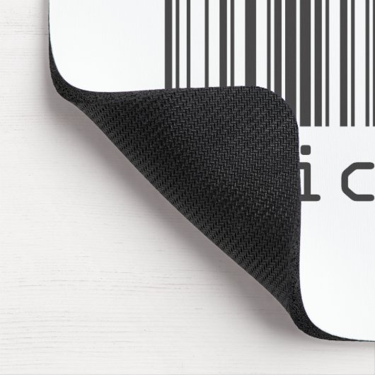 Strichcode - Unpreise Mousepad (Ecke)
