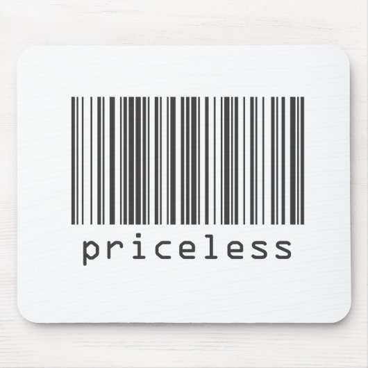 Strichcode - Unpreise Mousepad (Vorne)