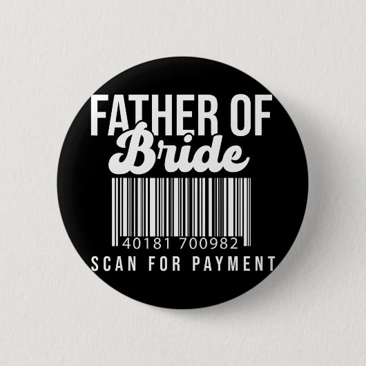 Strichcode Vater der Bride auf Zahlung Vater br Button (Vorderseite)
