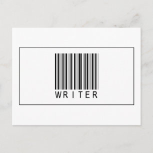 Strichcode Writer Postkarte