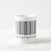 Strichcode - Zufriedenheit Kaffeetasse (Mittel)