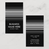 Strichcodeüberblendung Visitenkarte (Vorne/Hinten)