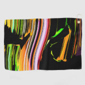 Striche Golfhandtuch (Horizontal)
