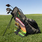Striche Golfhandtuch (Gras)