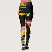 Striche Leggings (Rückseite)