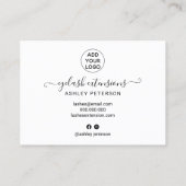 Striche Nachbearbeitung Illustrationen Pinselstric Visitenkarte (Rückseite)