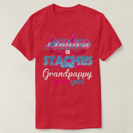 Striche oder Lashes Grandpappy Lieben T-Shirt (Design vorne)