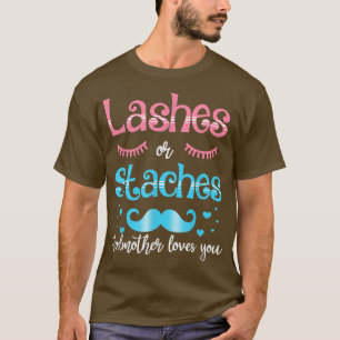 Striche oder Staches GodmutterLieben Sie Geschlech T-Shirt